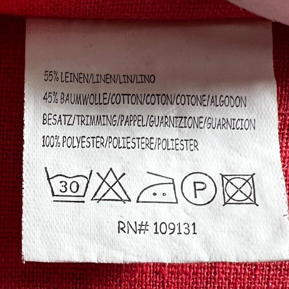 VTG 📌Casual W.E.A.R Maxi Linen Wrap Skirt with Gold Braid - Picture 13 of 16